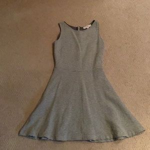 LOFT textured gray dress